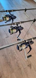 Karperset /3X Shimano Big Baitrunner L /3X Shimano Technium, Ophalen, Gebruikt, Complete set