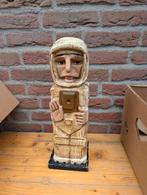 Houten Pop Wijnfles Decoratie - Vintage Spaans, Ophalen of Verzenden
