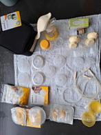 Medela set - koeltas, hydrogel, handkolf en kolf onderdelen, Ophalen of Verzenden, Overige typen