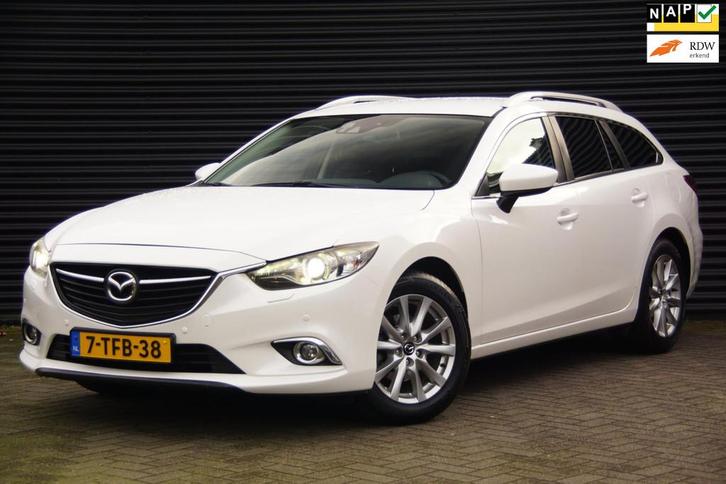 Mazda 6 Sportbreak 2.0 Red Dot Edition | Trekhaak | Lane ass, Auto's, Mazda, Bedrijf, Te koop, 6 sportbreak, ABS, Airbags, Airconditioning