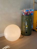 Vintage XL Bollamp Vloerlamp, Ophalen of Verzenden, Gebruikt, Kunststof, Minder dan 100 cm