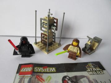 7101 Star Wars, Lightsaber Duel met bouwtekening beschikbaar voor biedingen
