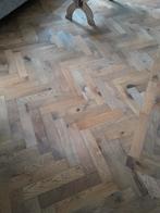 Oude Eiken Vloerplanken - 4m2+, Doe-het-zelf en Verbouw, Hout en Planken, Ophalen, Gebruikt, Minder dan 25 mm, Eiken