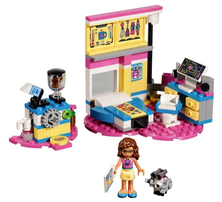 Lego Friends 41329 - Olivia's luxe slaapkamer, Kinderen en Baby's, Speelgoed | Duplo en Lego, Zo goed als nieuw, Lego, Complete set