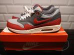 Nike Air Max 1 Wolf Grey Red 2015 DS Maat 45, Overige kleuren, Nike, Ophalen of Verzenden, Sneakers of Gympen