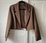 Blazer cropped bruin nieuw xl, Ophalen of Verzenden, Nieuw, Maat 46/48 (XL) of groter, Bruin