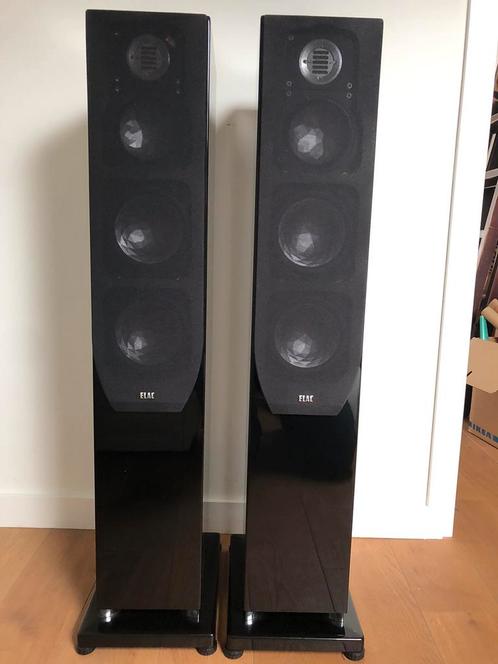 Beste Elac FS 249 speakers., Audio, Tv en Foto, Luidsprekers, Zo goed als nieuw, Front, Rear of Stereo speakers, 120 watt of meer