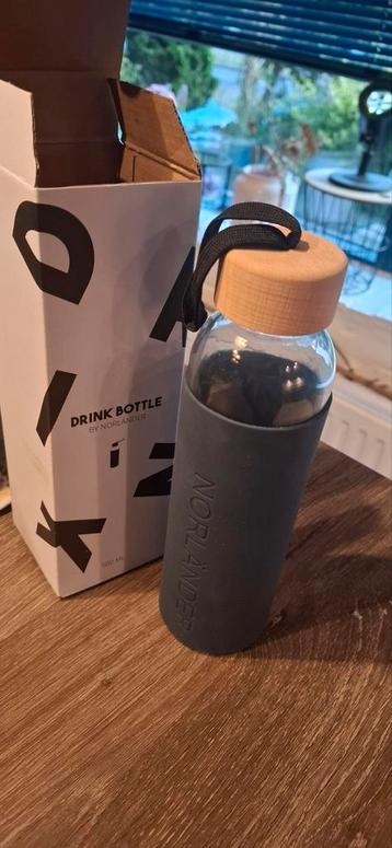 Norländer Drinkfles Glas - 500ml - Nieuw beschikbaar voor biedingen
