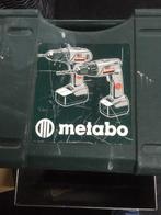 METABO 60C Accuboormachine met  2 accu's  in koffer, Doe-het-zelf en Verbouw, Gereedschap | Boormachines, Ophalen, Gebruikt, Variabele snelheid