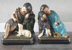 Set grote beelden Jezus en St. Janneke, Antiek en Kunst, Antiek | Religie, Ophalen of Verzenden