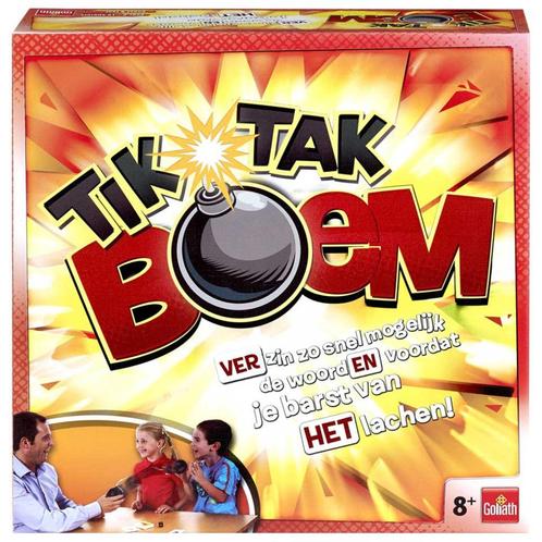 Tik Tak Boem NIEUW, Hobby en Vrije tijd, Gezelschapsspellen | Bordspellen, Nieuw, Ophalen of Verzenden