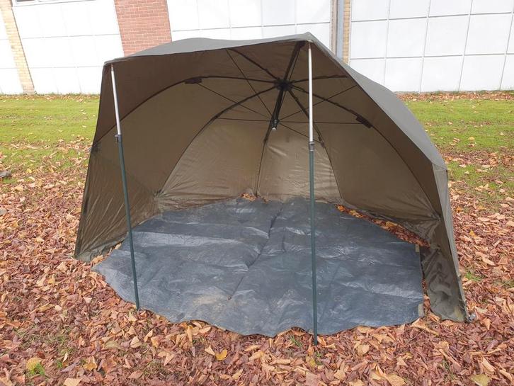Karper Brolly/Tent - Compleet Ultimate, Watersport en Boten, Hengelsport | Karpervissen, Gebruikt, Complete set, Ophalen