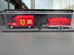 Ferrari transporter  met auto aanhanger 1:43, Hobby en Vrije tijd, Overige merken, Auto, ., Ophalen of Verzenden