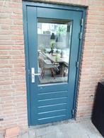 Buitendeur Merbau, Doe-het-zelf en Verbouw, Ophalen, 80 tot 100 cm, 200 tot 215 cm, Hout