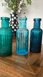 Riverdale 3 vaasjes, Huis en Inrichting, Woonaccessoires | Vazen, Ophalen, Overige kleuren, Minder dan 50 cm, Glas