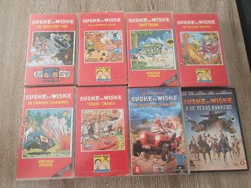 Suske en Wiske VHS videobanden en DVD set beschikbaar voor biedingen