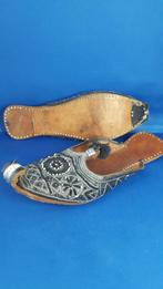 Moccassins, oosterse instappers, gebogen punt, leer. 8A1, Kleding | Dames, Schoenen, Tweedehands verkoop, Tweedehands verkoop