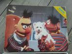 Bert en ernie sesamstraat met hondje puzzel (versturen niet), Gebruikt, Ophalen