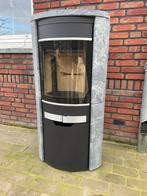 Scan 58 10 Houtkachel met Speksteen Bekleding, Houtkachel, Ophalen of Verzenden, Zo goed als nieuw, Vrijstaand