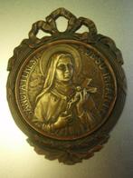 B438 F.P. Lasserre medaillon sculptuur Sancta Teresia a Jesu, Antiek en Kunst, Ophalen of Verzenden