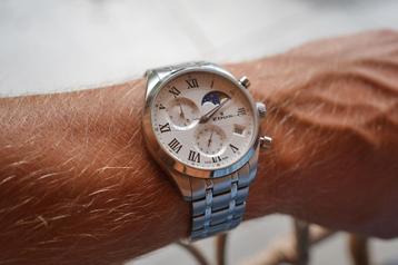 Edox Les Vauberts Moonphase Chronograph volledige set beschikbaar voor biedingen