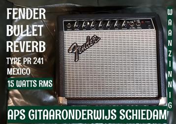 NETTE FENDER BULLET REVERB GUITAR AMP 15WT MEXICO beschikbaar voor biedingen