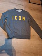 DSQUARED2 SWEATHER 16Y GRIJS ICON, Dsquared2, Ophalen of Verzenden, Zo goed als nieuw, Grijs