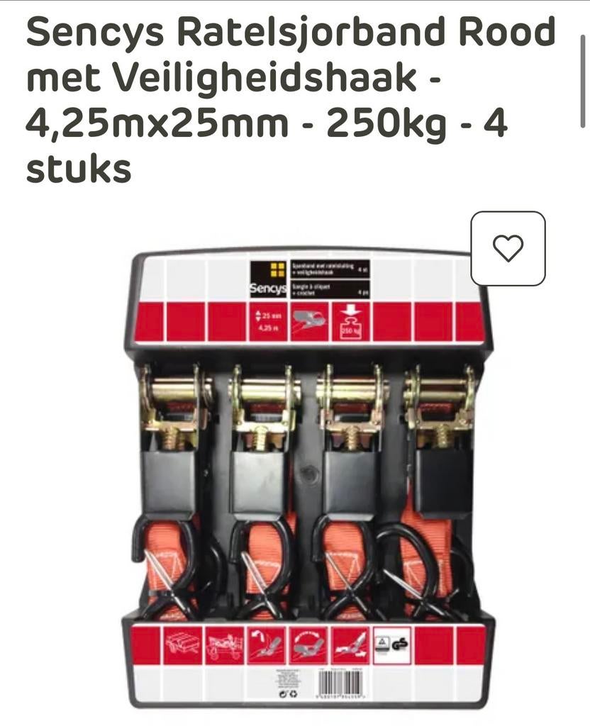 2 x Sencys Spanbanden (4 stuk), Eén persoon, Cadeaubon