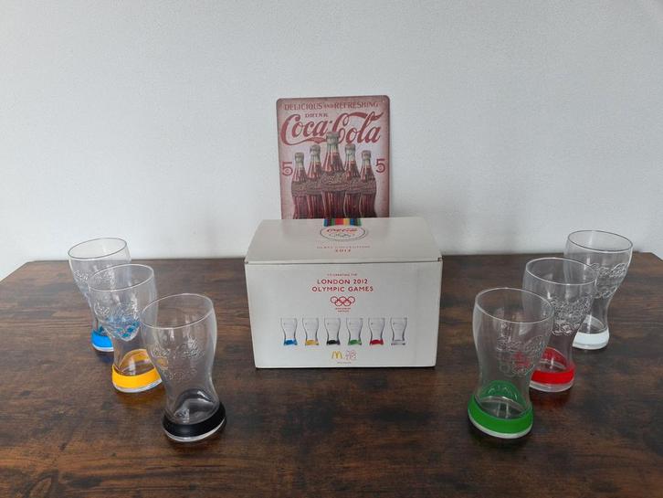 Coca-Cola Olympische Spelen Glazen 2012 - Complete Set, Verzamelen, Glas en Borrelglaasjes, Zo goed als nieuw, Ophalen