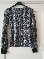 Eksept Top Slangenprint XS, Zwart, Ophalen of Verzenden, Zo goed als nieuw, Lange mouw