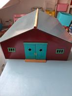 Houten paardenstal + Sleich paarden & accessoires, Kinderen en Baby's, Speelgoed | Houten speelgoed, Ophalen, Gebruikt, Overige typen
