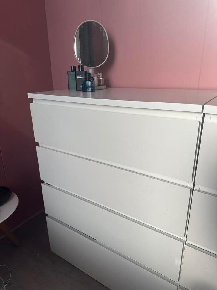 Ikea Malm ladekast, Huis en Inrichting, Kasten | Ladekasten, Gebruikt, 100 tot 150 cm, 50 tot 100 cm, 25 tot 50 cm, Kunststof