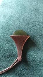 Een zilveren hanger met echt jade, Ophalen of Verzenden, Zo goed als nieuw, Groen, Dier