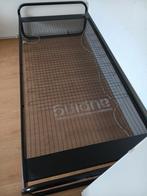 1 pers spiraal bed 90x200 inclusief matras, 90 cm, Gebruikt, Eenpersoons, Metaal