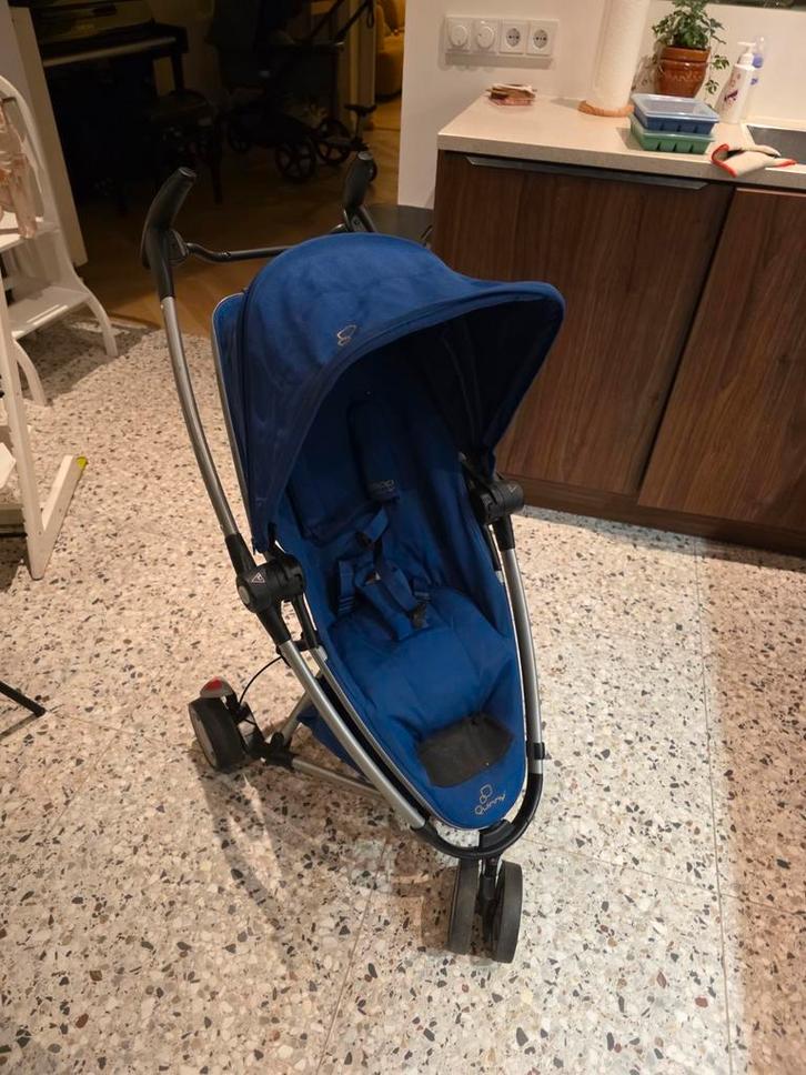 Quinny Zapp Xtra2 buggy - blauw, Kinderen en Baby's, Buggy's, Gebruikt, Quinny, Verstelbare rugleuning, Zonnekap, Ophalen