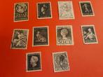 Europa zwart-wit 1940-1970, Postzegels en Munten, Postzegels | Thematische zegels, Overige thema's, Ophalen of Verzenden, Gestempeld