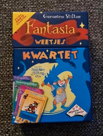 Geronimo Stilton Fantasia weetjes kwartet prima staat ! ! beschikbaar voor biedingen