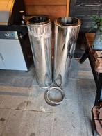 Dubbelwandige Kachelpijp - Rookkanaal, 30 tot 80 cm, Gebruikt, Kachel, Minder dan 60 cm