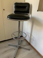 Retro barkruk, Gebruikt, 60 tot 90 cm, Met voetsteun, Ophalen of Verzenden
