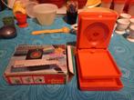 Vintage oranje weegschaal (retro), Ophalen of Verzenden, Zo goed als nieuw