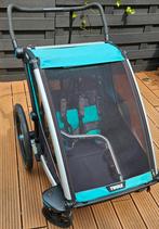 Thule Chariot Lite 2,Bluegrass Black fietskar en wandelwagen, Ophalen, Gebruikt, Opvouwbaar, 40 tot 60 kg