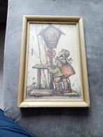 Vintage Hummel Tekening in Lijst, Ophalen of Verzenden