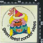 Sticker: Vlees - Geen feest zonder vlees (3), Ophalen of Verzenden, Zo goed als nieuw, Bedrijf of Vereniging