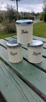 Set van 3 brabantia kruidenbusjes, Antiek en Kunst, Antiek | Emaille, Ophalen of Verzenden