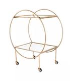 Trolley bijzettafel van Sissy-Boy met spiegels (goud), Ophalen, Zo goed als nieuw