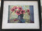 print bloemstilleven impressionistisch a.gasteiger, Antiek en Kunst, Ophalen of Verzenden