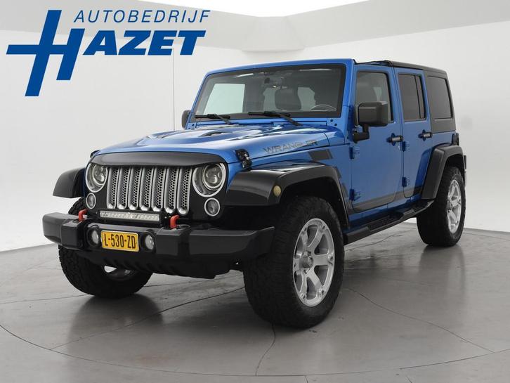 Jeep Wrangler Unlimited 3.6 AUT. SOFTTOP + HARDTOP | LEDER |, Auto's, Jeep, Bedrijf, Te koop, Wrangler, 4x4, ABS, Achteruitrijcamera