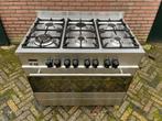 6 pits gasfornuis met electrische oven, Ophalen, Gebruikt, 60 cm of meer, Gas