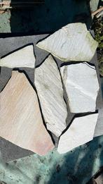Ongeveer 15 m2 Brasil White flagstones., Tuin en Terras, Ophalen, Nieuw, Terrastegels, Natuursteen