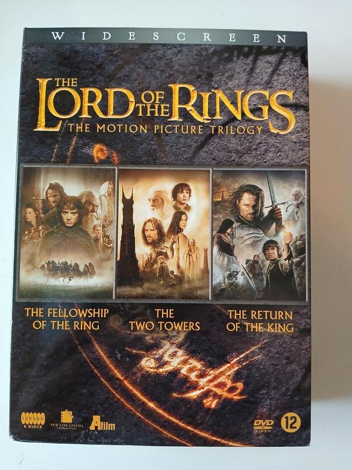 The Lord of the Rings trilogie, ISBN 8716777046333, Cd's en Dvd's, Dvd's | Science Fiction en Fantasy, Zo goed als nieuw, Fantasy